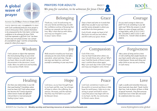 Prayer Journey for Adults
